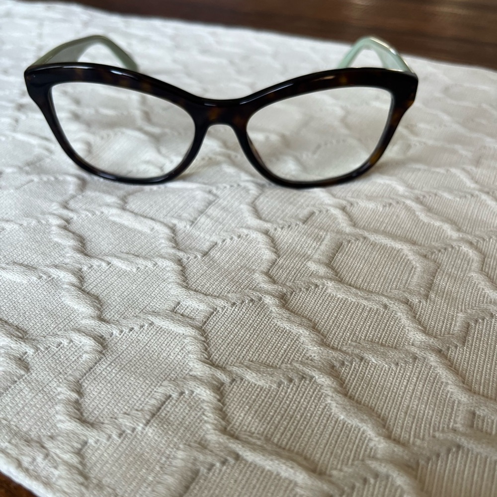 Prada Cat-Eye Glasses - Brown and sage greenFrame
